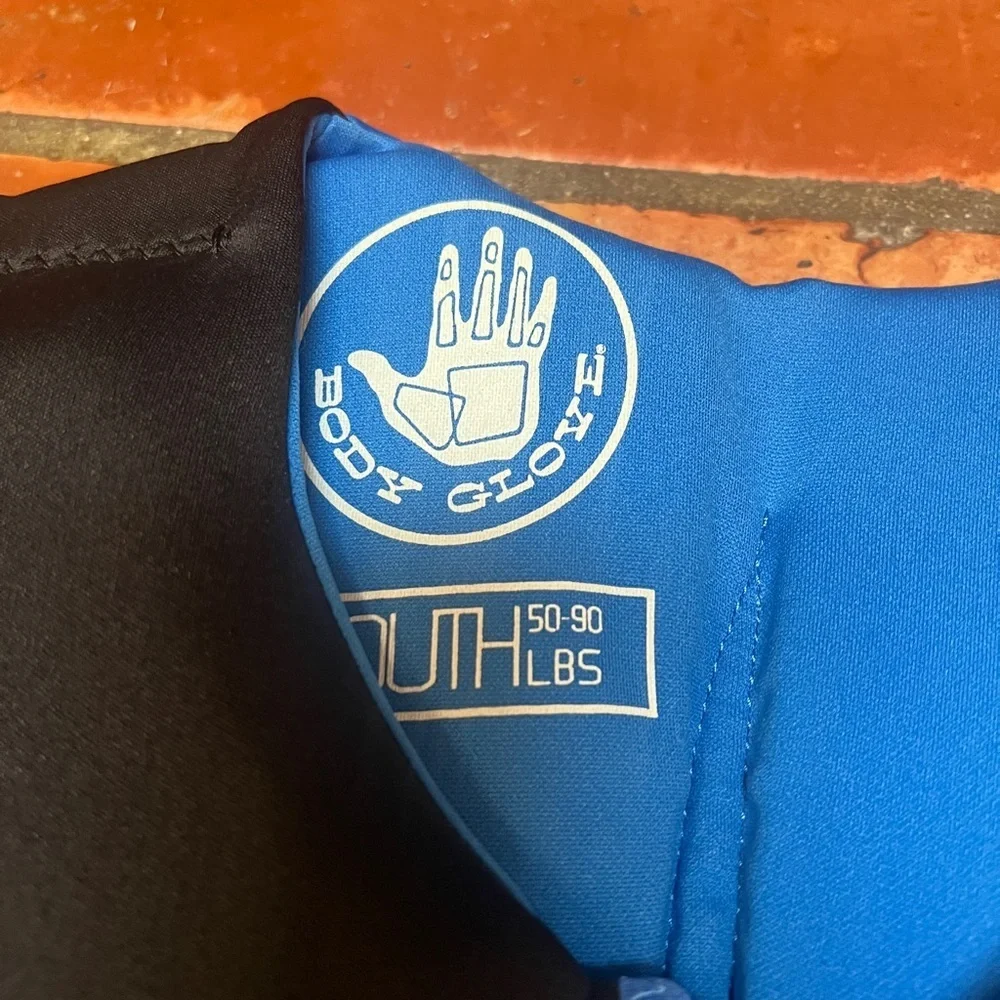 SAFETY SWIM BUNDLE Body Glove Blue and Black Life Vest with 2 Goggles - Picture 4 of 4